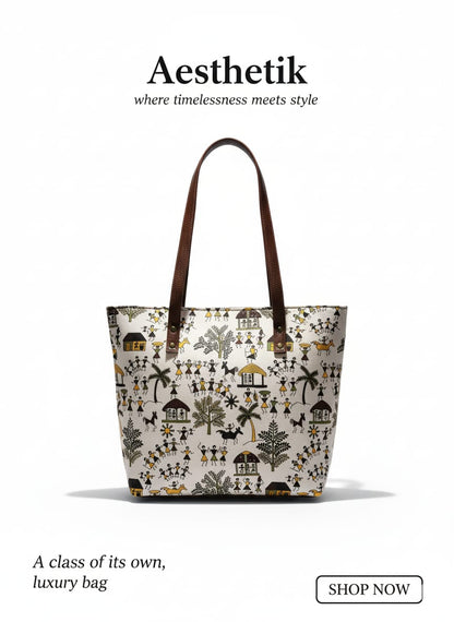 Warli Art Tote