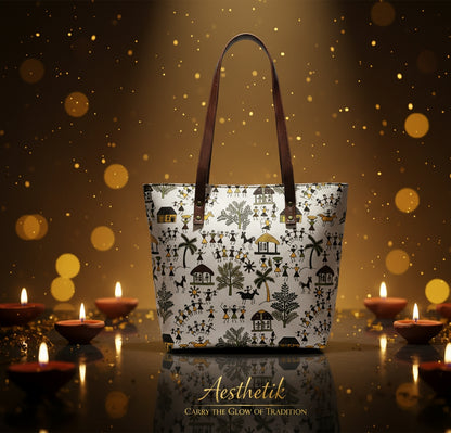 Warli Art Tote