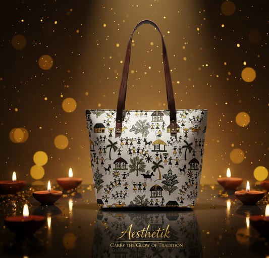 Warli Art Tote